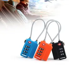 

Fast Shipping New 3 Digit Password Lock Steel Wire Security Lock Suitcase Luggage Coded Lock Cupboard Cabinet Locker Padlock