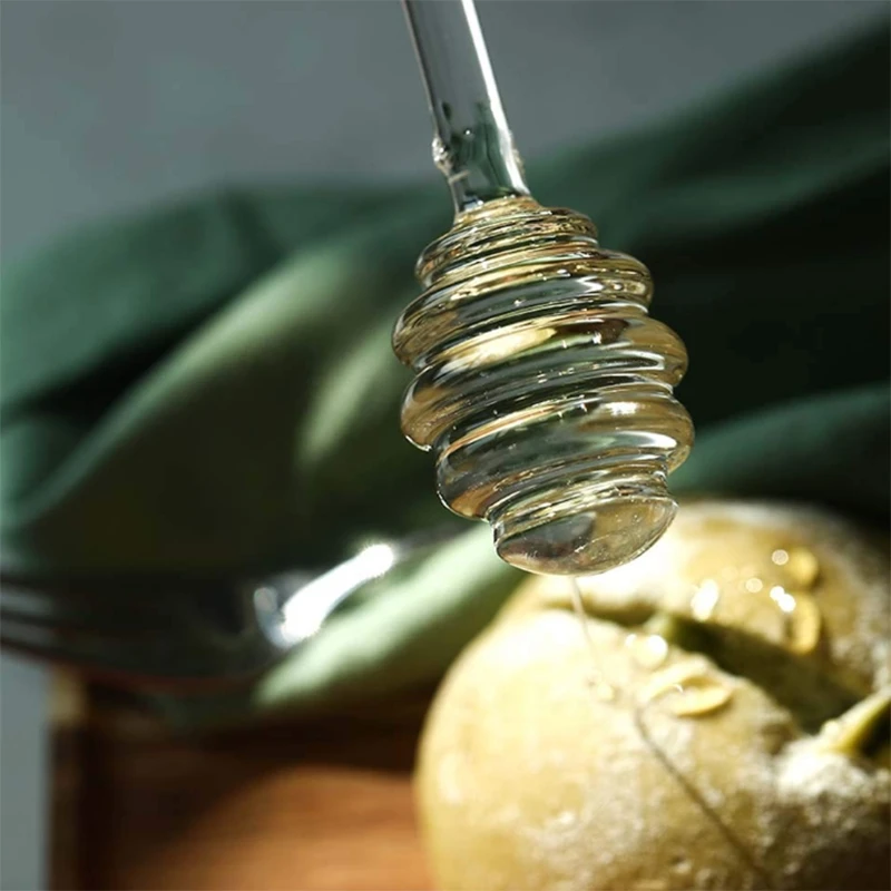 Прозрачная стеклянная банка для меда с крышкой, прозрачная банка для меда, 9 унций