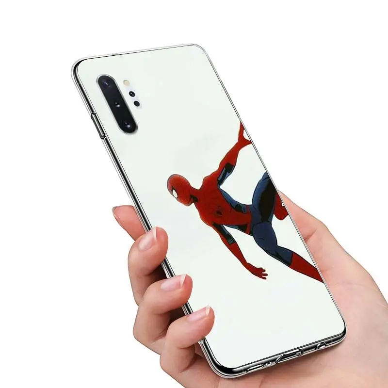 The Spiderman Marvel For Samsung Galaxy Note 20 10 9 8 Plus Ultra Lite M21 M31 M31S M10S M20 M21 M32 M12 Phone Case best case for samsung Cases For Samsung