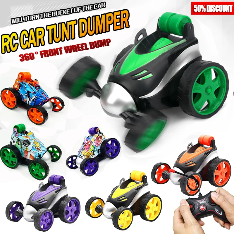 RC автомобиль трюк высокая скорость 3D флип электрическая игрушка Drift Buggy Crawler
