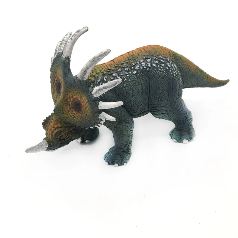 

Wholesale PVC Hard Solid Model Styracosaurus Model Static Dinosaur Amateur Collection Toy Decoration