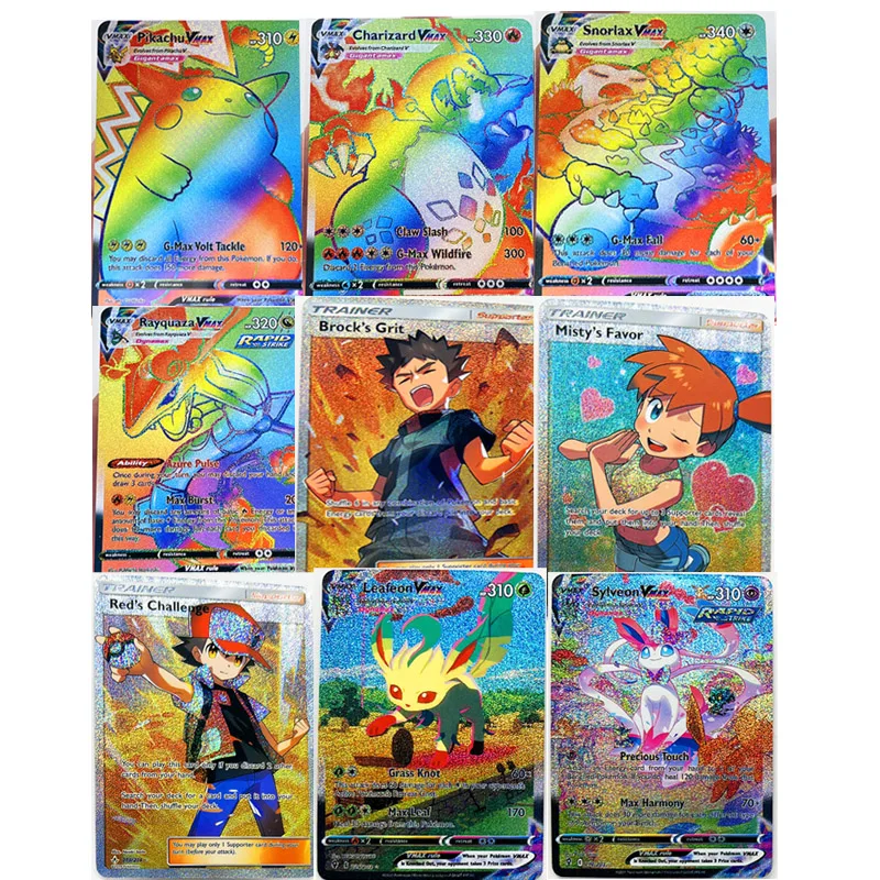 Покемон идеальная репродукция бумага Charizard Pikachu красные Игрушки Хобби