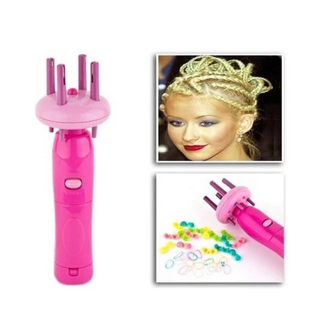 Portable Electric Automatic DIY Hairstyle Tool Braid Machine Hair Weave Roller Twist Braider Device Kit