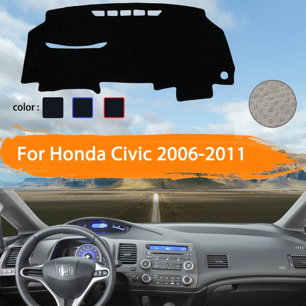 For Honda Civic 8 FB FK FA FD 2006~2011 Car Dashboard Cover Dash 