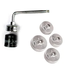 Aluminum Alloy Cap Oil Filter Wrench Car Hand Oil Filter Wrench Oil Filter Disassembly Tool for BTW /Chery /Golf Dropshipping