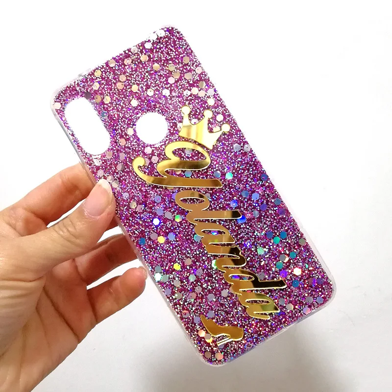 Модный персональный чехол для телефона Huawei P8 P9 P10 P20 P30 lite coque Blingbling Star Capa selfie P smart