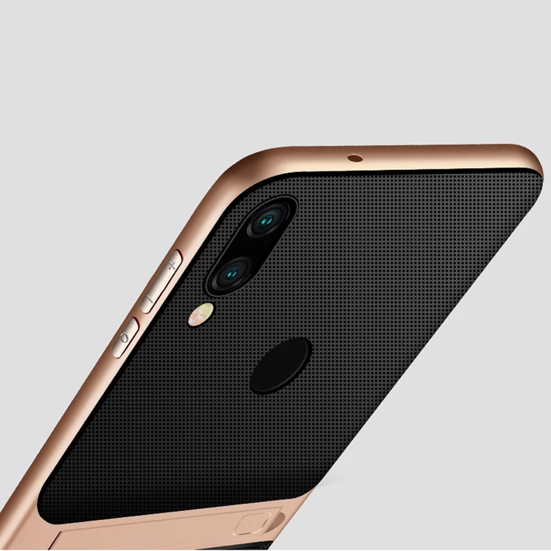 CAPSSICUM чехол-подставка для Xiaomi Redmi Note 7 Pro Чехол s PC силиконовый гибкий тонкий гелевый чехол-накладка Note7 Note7pro