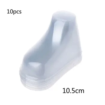 

Free shipping 10Pcs Clear Plastic Baby Feet Display Baby Booties Shoes Socks Showcase 50PE