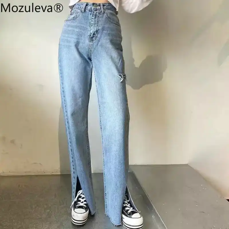 side tassel jeans