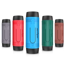ZEALOT S1 открытый беспроводной динамик Bluetooth бас стерео сабвуфер TF карта MP3 Воспроизведение FM радио Светодиодный фонарик Громкая связь с микрофоном