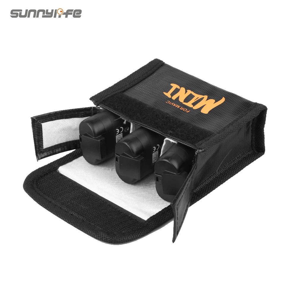 Buy Sunnylife Battery Safe Bag Explosion-proof Battery Protective Storage Bag for Mavic Mini
