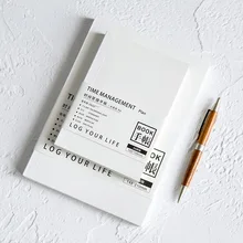 Fromthenon недатированная записная книжка еженедельник ежемесячный планировщик записная книжка Refil сетка пули журнал ежедневно A5A6 школьные принадлежности канцелярский магазин