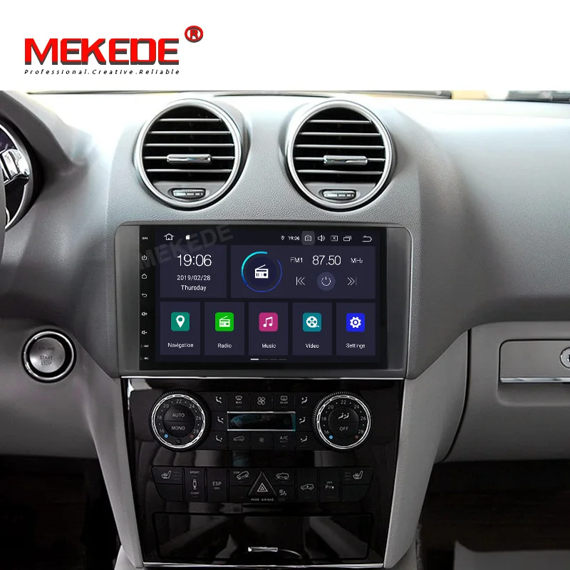 MEKEDE 9''Android 9,0 DSP 4 ГБ Автомобильный DVD gps плеер для Mercedes Benz ML W164 W300 ML350 ML450 ML500 GL X164 G320 GL350 GL450 GL500
