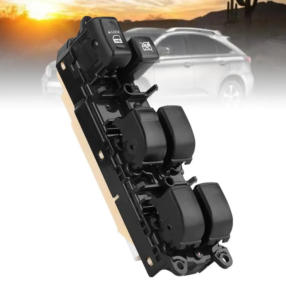 Главный переключатель управления окном питания для Lexus RX330 RX350 RX400H 2003-2008 прочный черный цвет удобный