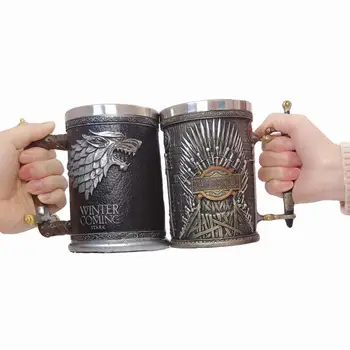 

Dragon Sword Wolf Beer Cup Coffee Mugs Tea Cups and Mugs Creative Mark