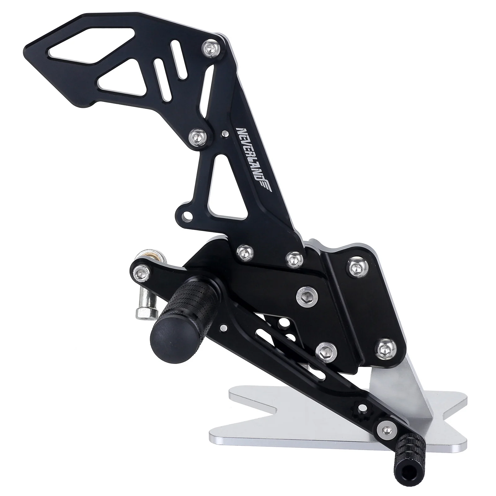 Черный, серебристый цвет для SUZUKI GSX-R600/750 GSXR 600 750 2006 2007 2008 2009 2010 станок с ЧПУ для ног сзади супер регулируемая коробка передач