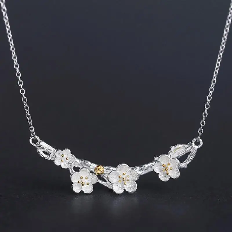 Модные свадебные ювелирные наборы для невесты 925 пробы серебряные сливы