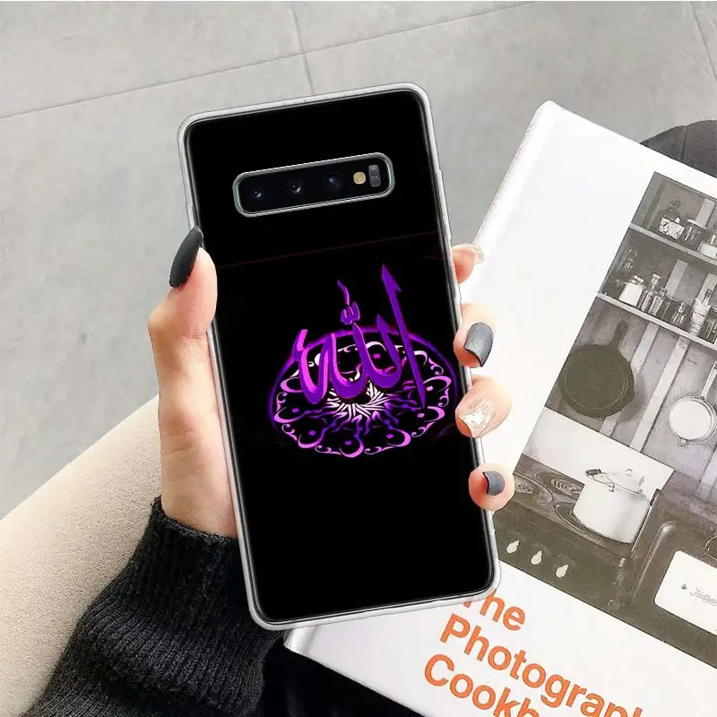 Чехол с арабским мусульманским исламским узором для samsung Galaxy Note 10 9 8 S10+ Lite S9 S8 J4 J6 J8 Plus S7 S6 Edge мягкий чехол для телефона