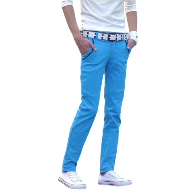 

Летние мужские повседневные длинные хлопковые деловые брюки Idopy разных цветов облегающие брюки Слаксы для мужчин