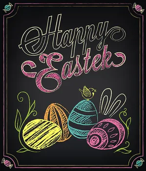 

Happy Easter festival photo backgrounds kid portrait shots vinyl photography backdrops of photo studio props Fotografia LV-1342