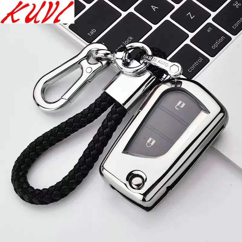 

2 3 Button TPU Car Remote Key Fob Shell Cover Case For Toyota Auris Corolla Avensis Verso Yaris Aygo Scion TC IM 2015 2016