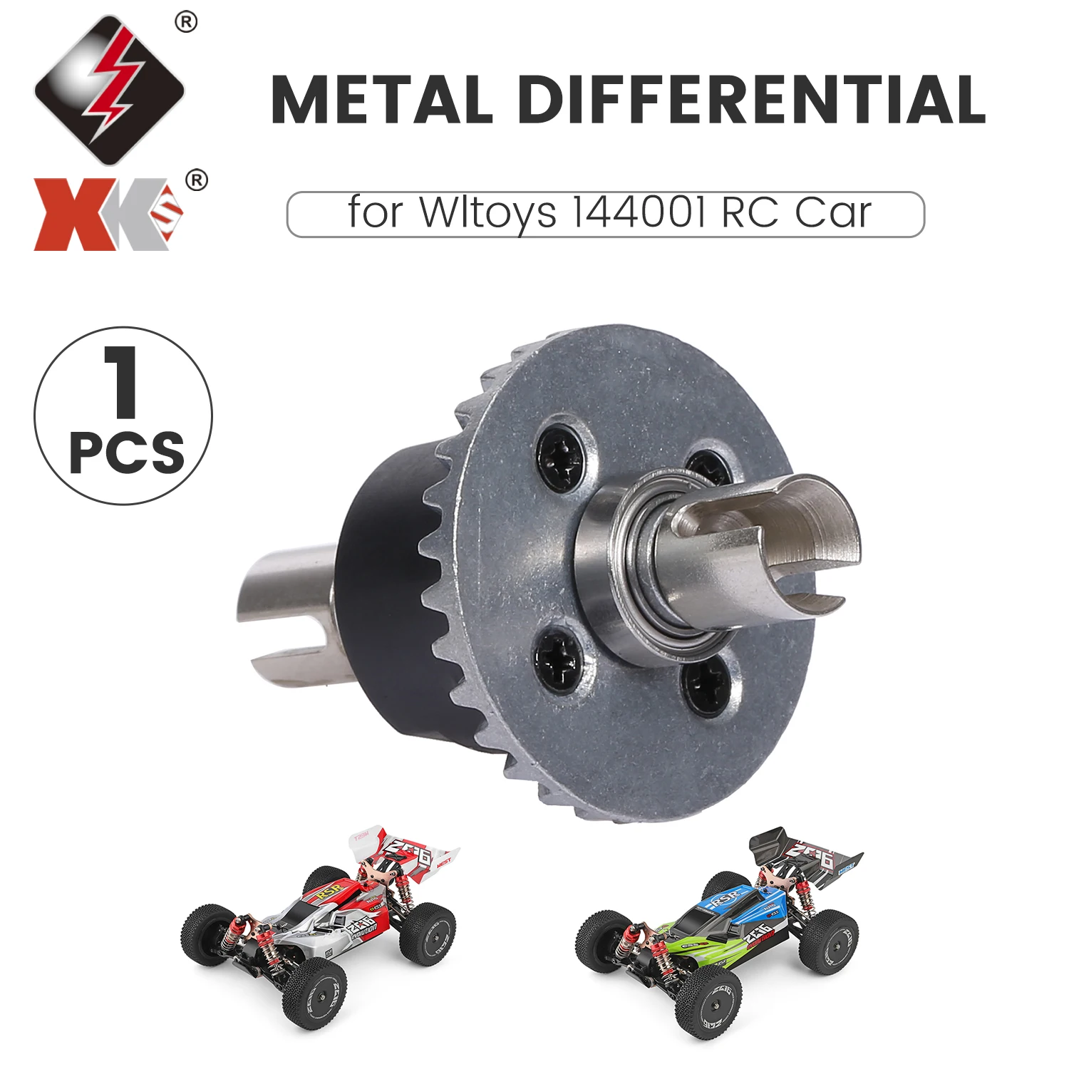 Металлический дифференциал для Wltoys XK 144001 RC Raing Car|Детали и аксессуары| |