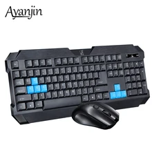 Интеллектуальное отключение питания беспроводная клавиатура и мышь набор Sa Keycaps брызги воды USB клавиатура беспроводная мышь клавиатуры для ноутбука