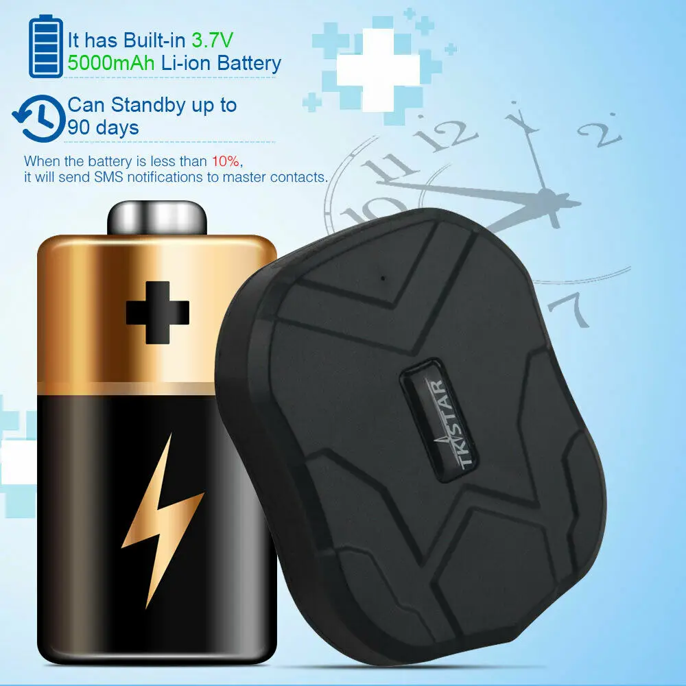 

TK905 Genuine GPS Tracker Magnetic Car Vehicle Mini Personal Tracking Device