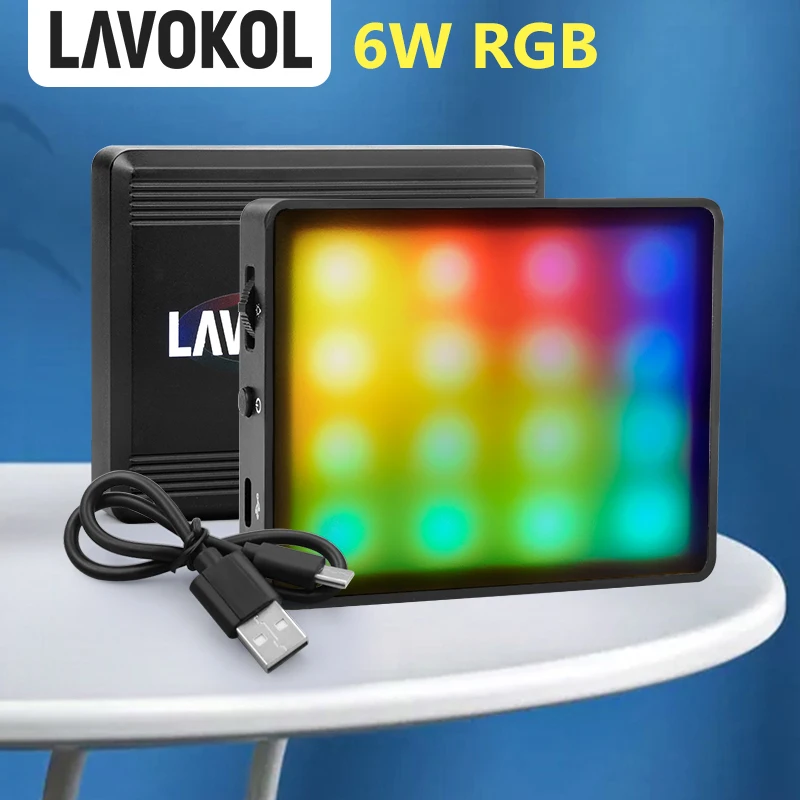 RGB-лампа для видеосъемки светодиодсветильник лампа фотосъемки двухцветная