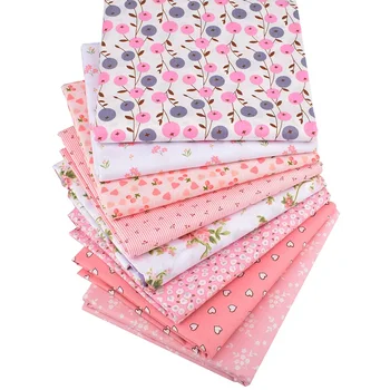 

50 * 40cm Handmade DIY Patchwork Twill Fabric Floral Dot Cotton Printed Cloths For Patchwork Needlework DIY Handmade Material