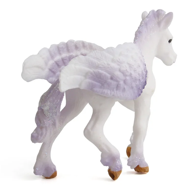 Европейские мифические статуэтки единорога Pegasus Angel Unicorn фигурка лошади модель