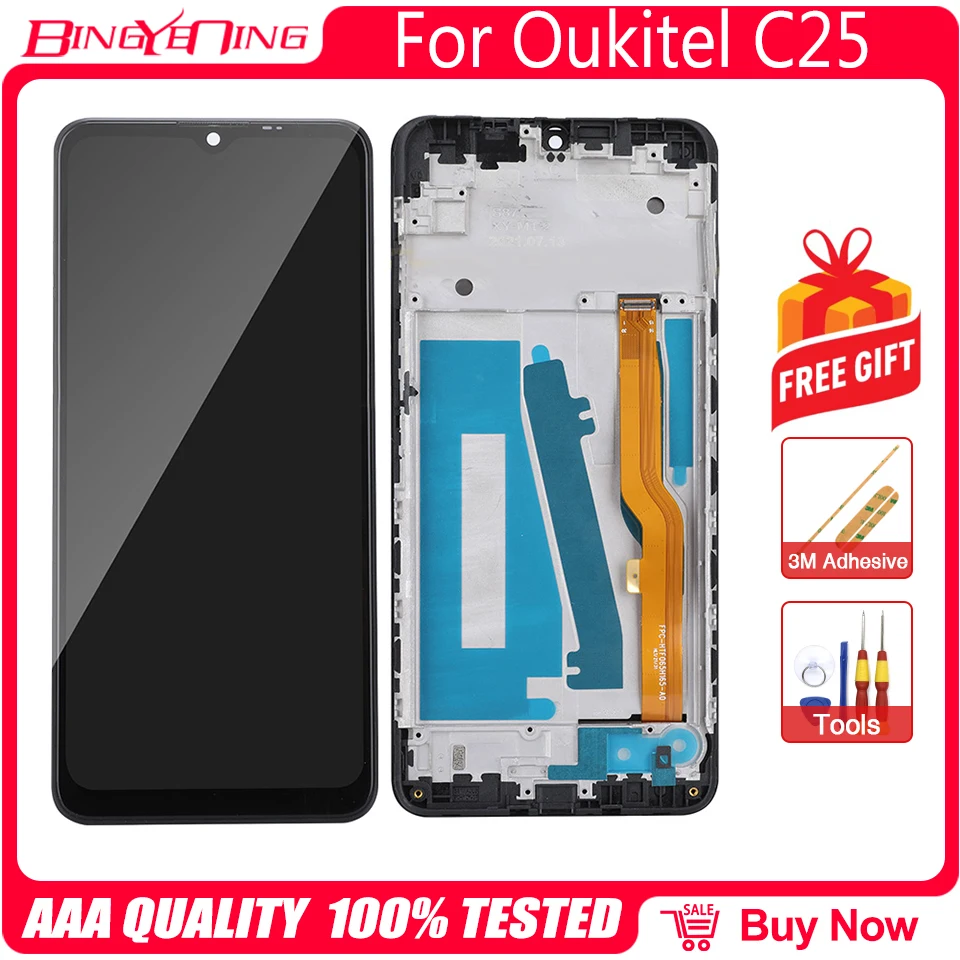 New Original For 6.52 Inch OUKITEL C25 LCD Display Touch