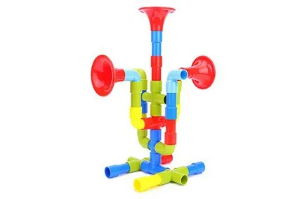 

Educational Plastic Fight Inserted Water Tube Type Pipeline Building Blocks Children Assembled Toys 3-Year-Old Or above Birthday