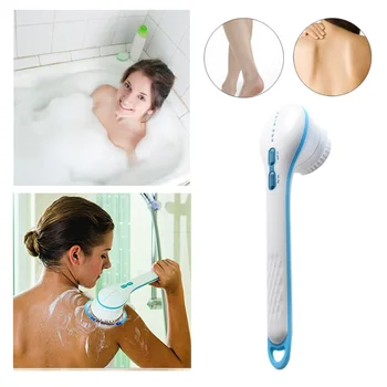 

Battery Powered Massage Cleaning Back Spin Spa Brushes bath sponge Bathroom Electric Shower Body wash Spinning Bathing Brush