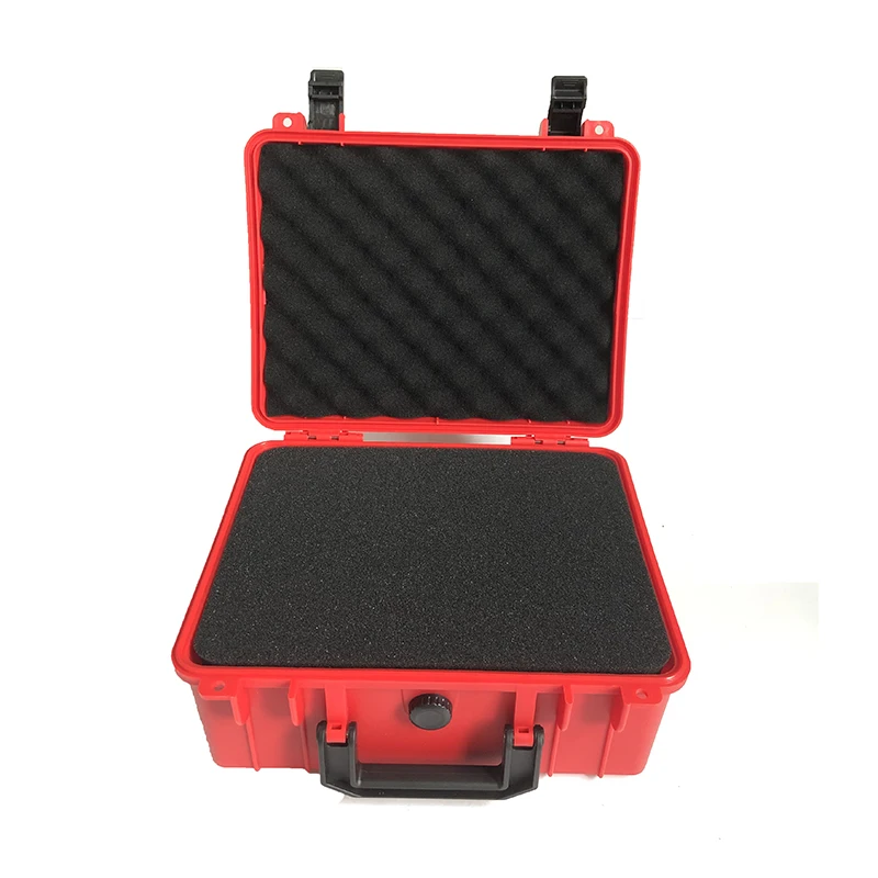 Red with Foam Безопасный инструмент ящик для инструментов корпус для инструментов ударопрочный коробка оборудование чехол для камеры портативный герметичный ящик для инструментов ударопрочный с пеной - Цвет: Red with Foam