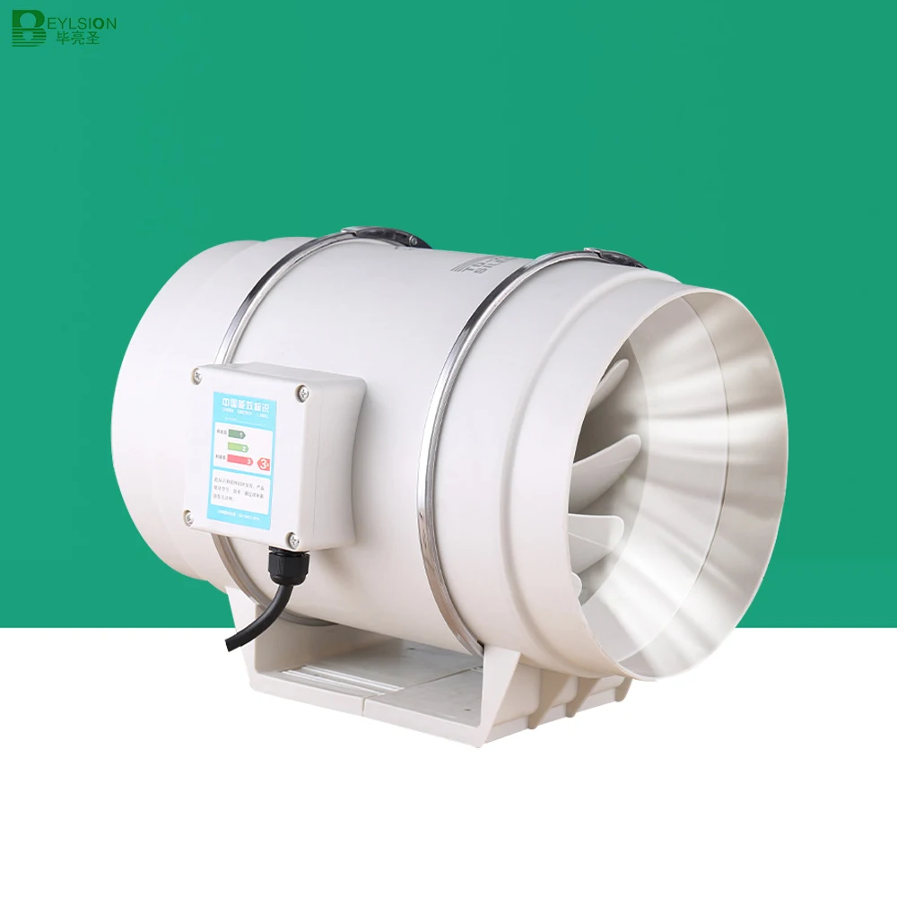 

BEYLSION 4/5/6 /8 Inch Inline Duct Ventilation Fan Vent Blower 110V 220-240V for Grow Tent Box/ Greenhouse/ Basement/ Kitchen