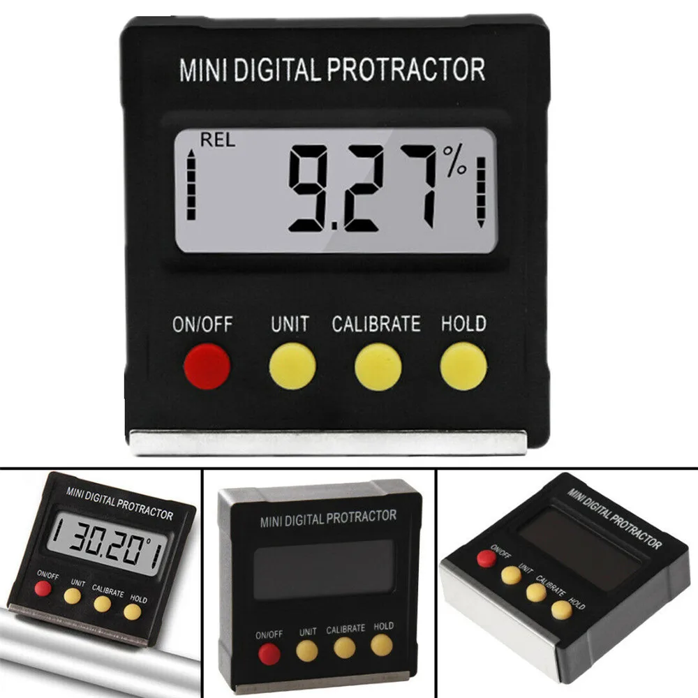 

Digital Protractor inclinometer Inclinometer Electronic Level Box Magnetic Base carpenter tools Goniometer