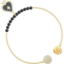 AYOO высокое качество SWA 1: 1 персонализированные игральные карты элемент Лопата сердце браслет для женщин Роскошные ювелирные изделия подарок