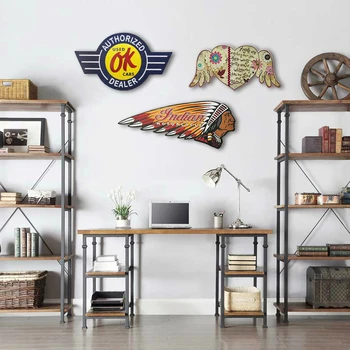 

Bar Decorative Plates RTin Signs, Vintage Garage Man Cave Retro Posters Bar Pub Wall Decor