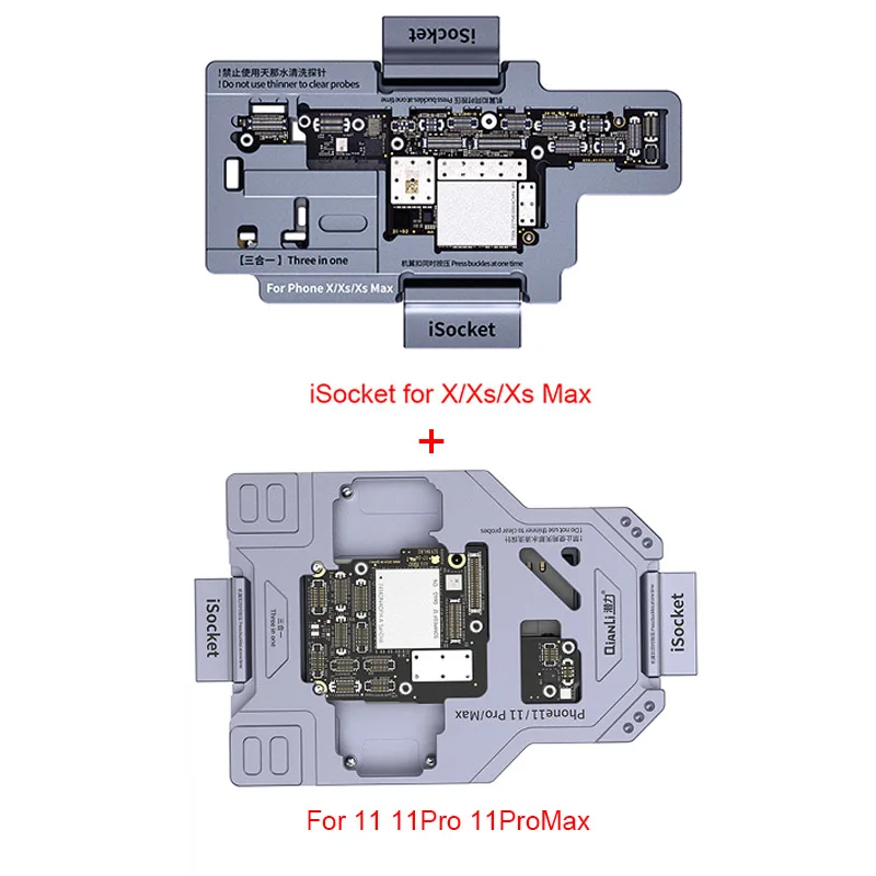 Qianli iSocket for Phone X XS XSMAX 11 11Pro Max  Logic Board Function Diagnostic Quick Tester Quality Motherboard Test Fixture