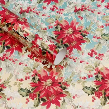 

5 Sheets Christmas Wrapping Paper Gift Packing Present Box Packaging Wrap Decor 67JB