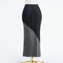 Длинные юбки модасельвим етек гёмлек kombin sefamerve етек панелли Винтаж Для Девочек elastik siyah bel etek