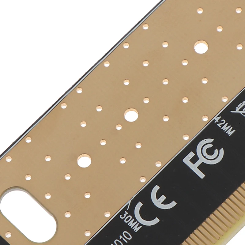 M.2 NVMe SSD адаптер M2 на PCIE 3,0X16 контроллер карты M ключ интерфейс Поддержка PCI Express 3,0X4 Размер 2230-2280 1 шт. адаптер