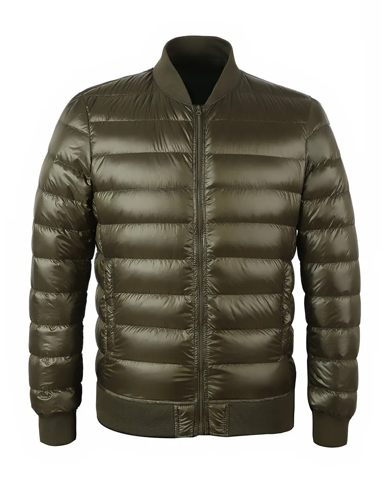 Для мужчин пуховое пальто «унисекс» Пальто складывающийся пуховик легкий Водонепроницаемый зимняя теплая верхняя одежда