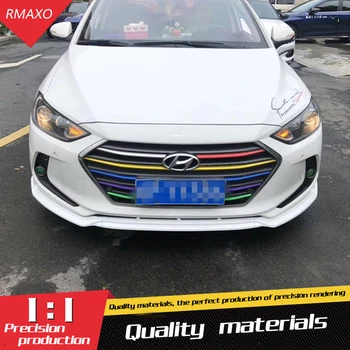 

For Hyundai Elantra Body kit spoiler 2016-2018 Elantra BCC ABS Rear lip rear spoiler front Bumper Diffuser Bumpers Protector