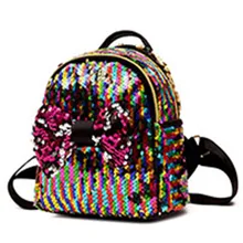 От производителя, корейский стиль, женская сумка, рюкзак с пайетками, Европа и Америка, школьный сезон, бант, яркая школьная сумка, анти-т