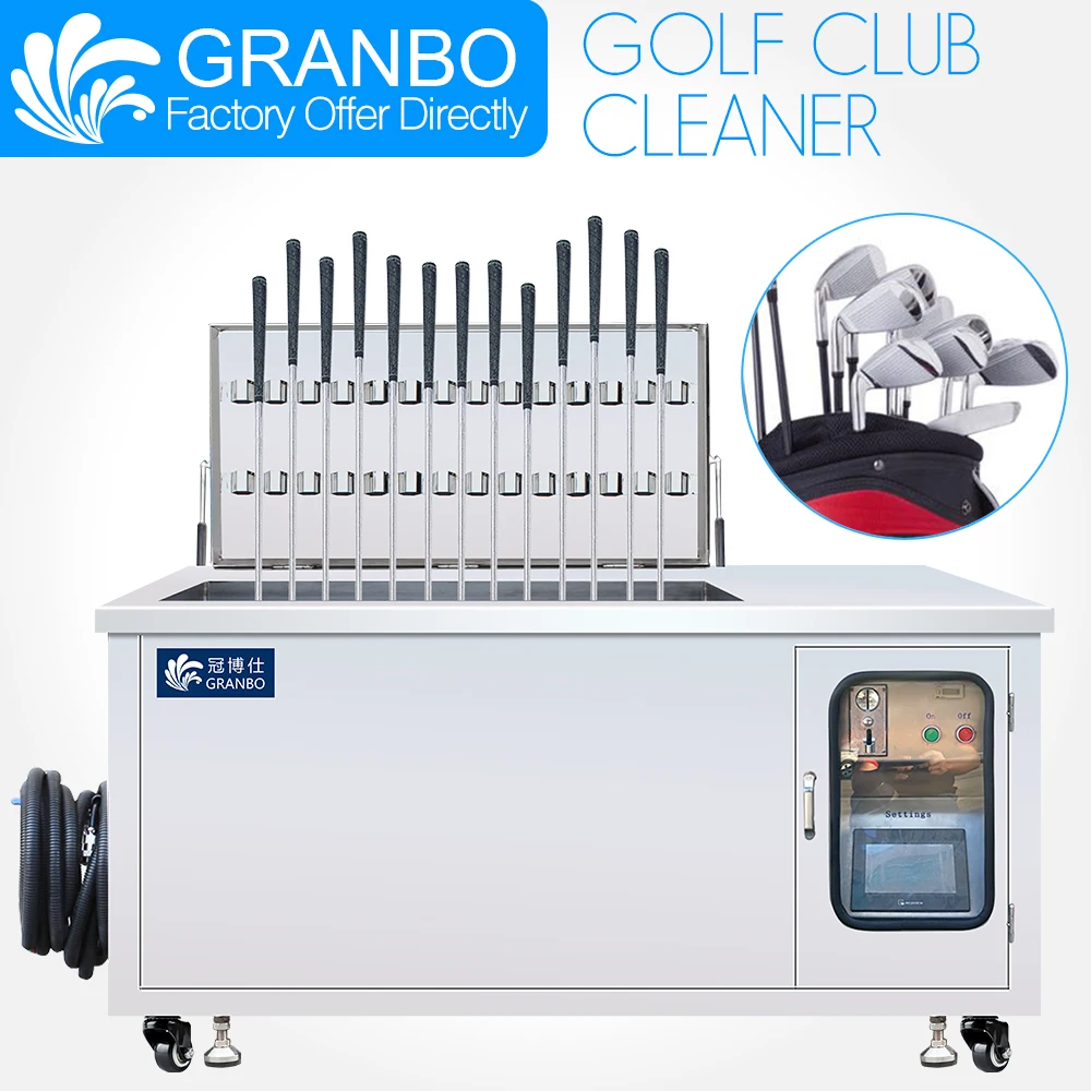 Ultrasonic Golf Clubs Cleaner 162l 2400w Golf Balls Cleaning Machine 28