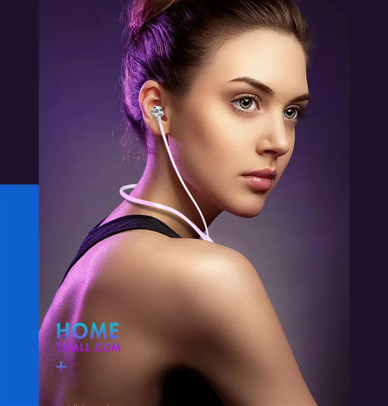 Bluetooth 5,0 наушники Новые висячие шеи шейным bluetooth наушники магнитные 5D стерео спортивные водонепроницаемые беспроводные наушники