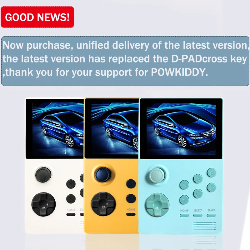 POWKIDDY A19 Pandora's Box Android supretro handheld game console IPS screen built-in 3000+games 30 3D new games WiFi download