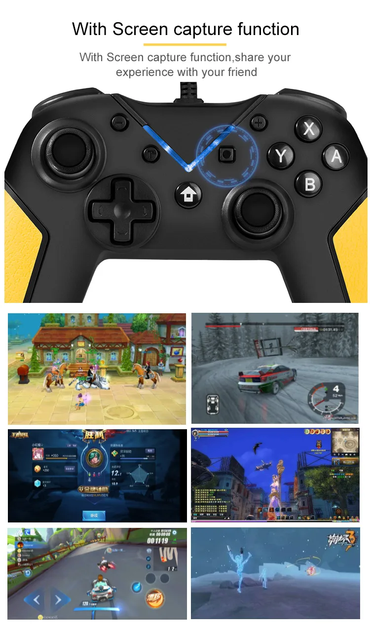 Новый геймпад NS для переключателя Pro контроллер игровая консоль Nintendo PC пара с 3,5 выходом для наушников Поддержка голосового проводной